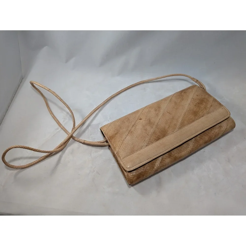 Walborg Snakeskin Clutch Evening Bag Shoulder Bag Made in Philippines
